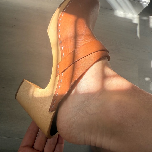 Swedish Hasbeens size 8, tan leather - Picture 5 of 5